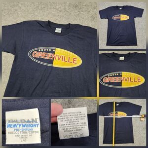 VTG 90s Y2K Greenville SC South Carolina Mens L Large Destination Travel T Shirt